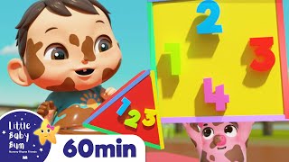 Shapes Colors and Numbers Song | +More Nursery Rhymes & Kids Songs | ABCs and 123s | Little Baby Bum