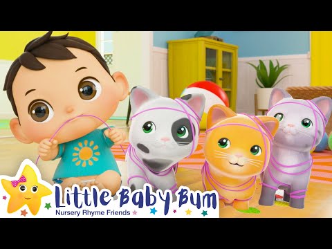 Three Little Kittens Song | Nursery Rhymes & Kids Songs! | Baby Songs | Little Baby Bum