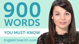 900 Words Every English Beginner Must Know