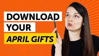 FREE English Gifts of April 2025