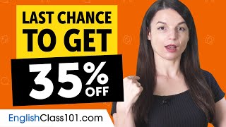 Last Chance to get 35% OFF!