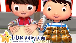 Hot Cross Buns Song + More Nursery Rhymes & Kids Songs - Little Baby Bum