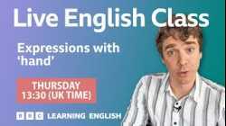 Expressions with ?️ 'hand': Live English Class