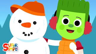 Let's Make A Snowman | Kids Winter Songs | Super Simple Songs