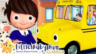 1 2 Time For School Song +More Nursery Rhymes and Kids Songs - ABCs and 123s | Little Baby Bum