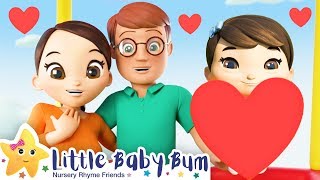 I Love My Family - Valentine's Day Song | Brand New Nursery Rhyme | ABCs and 123s Little Baby Bum
