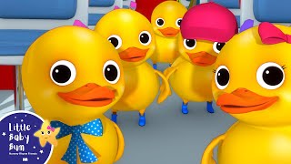 Ducks on the Bus, Bus Wash Song | Little Baby Bum - Nursery Rhymes for Kids | Baby Song 123