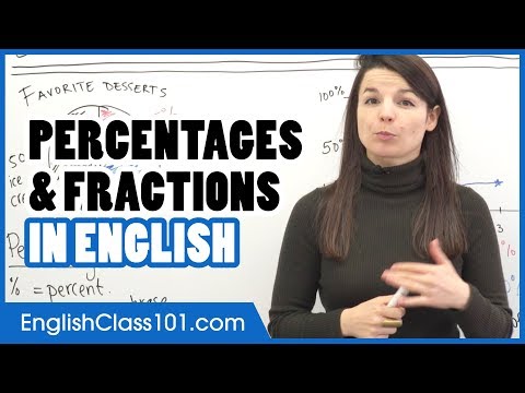 Expressing Percentages & Fractions in English - Basic English Grammar