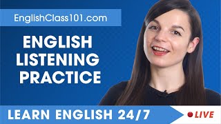 Learn English Live 24/7 ? English Listening Practice - Daily Conversations ✔
