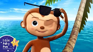 Rub A Dub Dub - Monkey on the beach | Little Baby Bum - Classic Nursery Rhymes for Kids