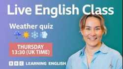 ☔☀️BBC Weather presenters teach you weather expressions! ? Live English class with Georgie
