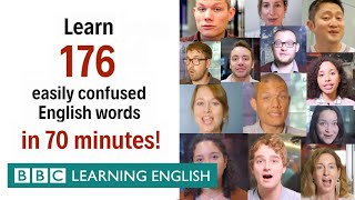 Learn 176 easily confused English words in 70 minutes - NO ADS
