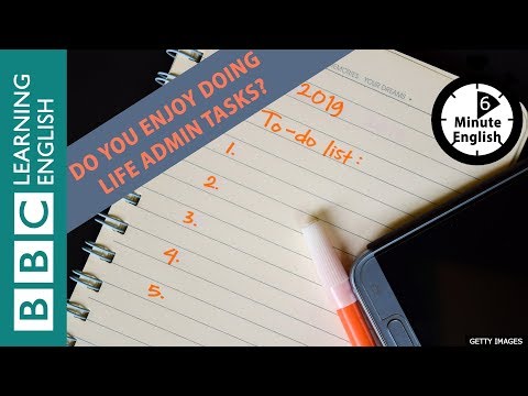 What's on your 'to-do' list? Add listening to 6 Minute English to it