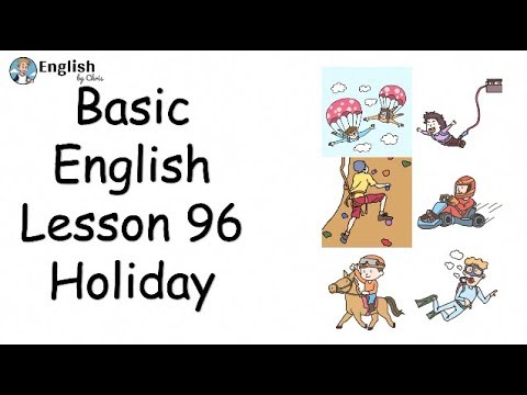 ผู้เริ่มต้น English - Lesson 96 - Holiday