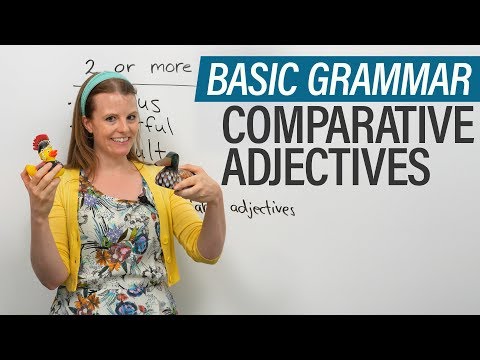 English Grammar: Comparative Adjectives