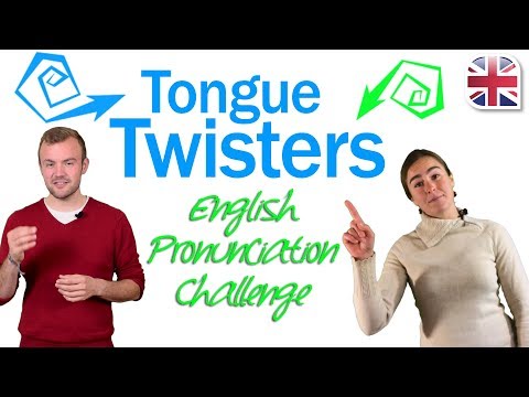 English Pronunciation Challenge - Tongue Twisters