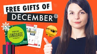 FREE English Gifts of December 2020