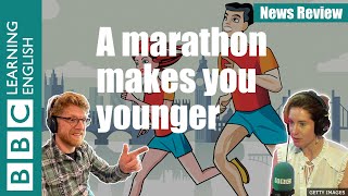 Running a marathon makes you 'younger': BBC News Review