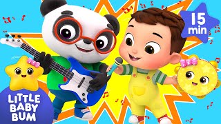 Play Sounds with Baby Max! - Making Music | 15 mins of Playtime Songs | Little Baby Bum