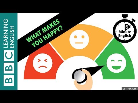 What makes you happy? Listen to 6 Minute English