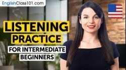 English Listening Comprehension for Intermediate Learners