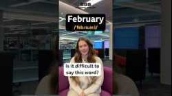 Pronunciation hack – ‘February’ #shorts