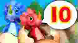 Dino Song Compilations! ? 10 Little Dinosaurs + More