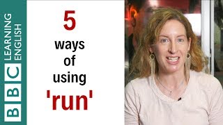 5 ways of using 'run' - English In A Minute