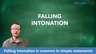 How To Pronounce: Falling Intonation