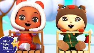 Jingle Bells - Fun in the Snow! | Christmas Nursery Rhymes & Baby Songs | Little Baby Bum