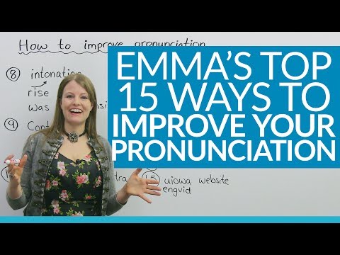 15 ways to improve your English pronunciation