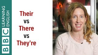What's the difference between 'their', 'there' and 'they're'? - English In A Minute