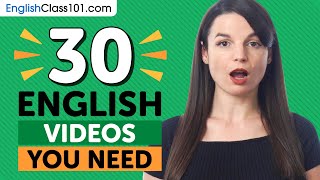 Learn English: 30 Beginner English Videos You Must Watch