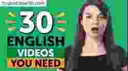 Learn English: 30 Beginner English Videos You Must Watch