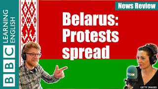 Belarus: Protests spread - BBC News Review