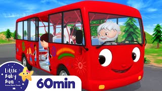 Wheels On The Bus Part 14 | Vehicle Songs & Nursery Rhymes | ABCs & 123s | Little Baby Bum