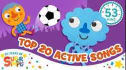 Top 20 Active Songs! | Super Simple’s 20th Anniversary! | Let's Move!