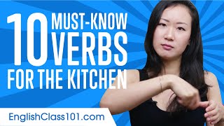 Learn the Top 10 Must-Know English Verbs for the Kitchen