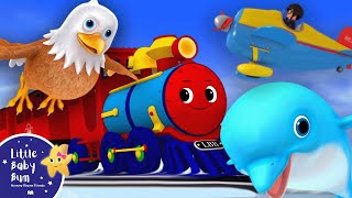 Things That Go Fast | Vehicle Songs for Kids | +More Nursery Rhymes and Kids Songs | Little Baby Bum