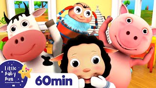 Head Shoulders Knees And Toes +More Nursery Rhymes and Kids Songs | Little Baby Bum