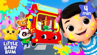 Paint the Bus with Colors! ??? Wheels On the Bus