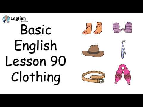 ผู้เริ่มต้น English - Lesson 90 - Clothing