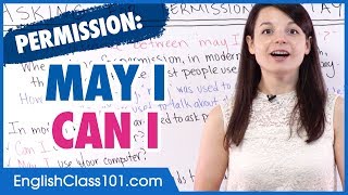 What is the difference between May I and Can I? Permission in English