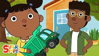 Can You Please Help Me? | Review Colors, Toys and Family Members | Super Simple Songs