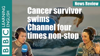 Cancer survivor Sarah Thomas swims the English Channel four times non-stop - News Review