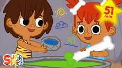 ? Colorful Compilation | Get Ready For Back To School With Super Simple Songs | 1 Hour of Music