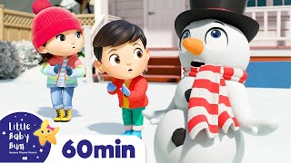 Magic Snowman Song +More Winter Nursery Rhymes and Kids Songs | Little Baby Bum