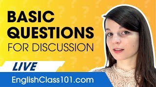 Basic Questions and Expressions to Discuss in English