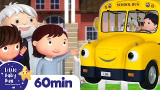 Wheels On The BUS!! | +More Nursery Rhymes and Kids Songs | Little Baby Bum