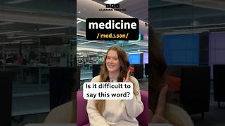 Pronunciation hack – ‘medicine’ #shorts #english